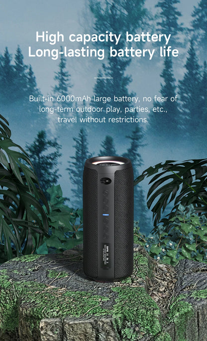 ZEALOT-S51PRO 40W High-power Bluetooth Speaker 3D Stereo Bass Bluetooth Speaker Portable IPX5 Waterproof Suitable TWS Boom Box