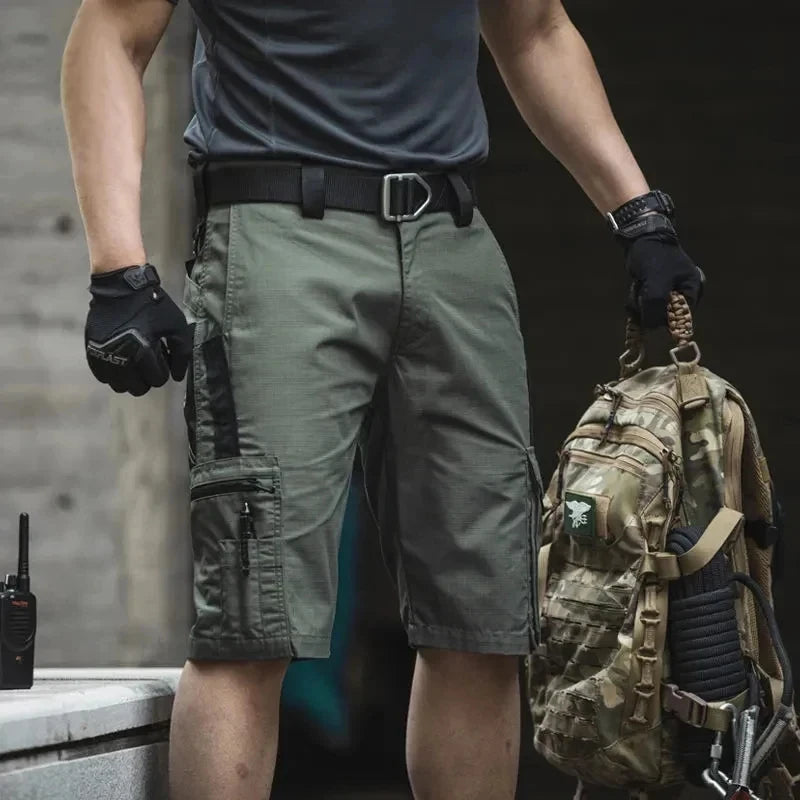Camouflage Shorts Mens Summer Quick Drying Multiple Pockets Military Pants Outdoor Hiking Fishing Thin Shorts Male Jogger Beauty World Shop