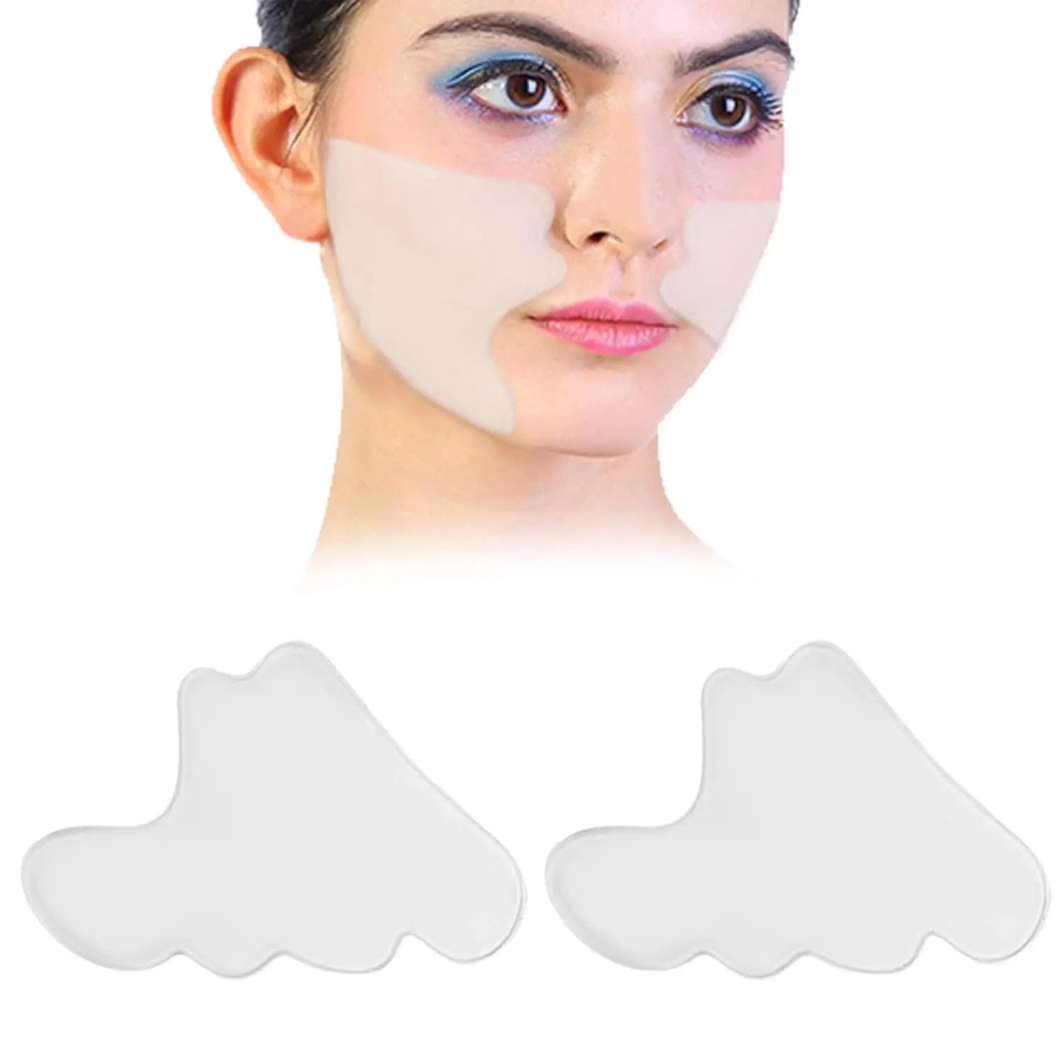 Anti Wrinkle Forehead Patch Silicone Reusable Silicone Patch Soft Comfortable Easy Facial Eye Anti-aging Face Skin Care Tool Beauty Trend Shop