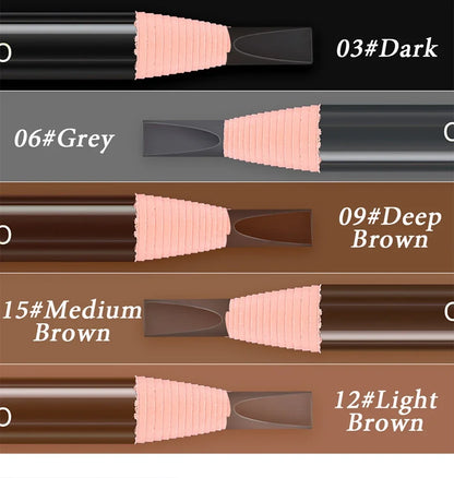 5pcs Professional Microblading Pencil Permanent Eyebrow Pencil Tattoo Waterproof Art Tint Makeup Eye Brow Pen Enhancers Cosmetic Beauty Trend Shop