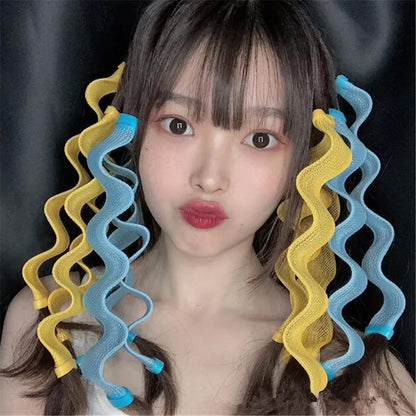 12pcs Heatless Hair Curler No Heat Hair Rollers Soft Curls Curling Rod Roller Sticks Perm Rods Wave Formers Hair Styling Tools Beauty World Shop