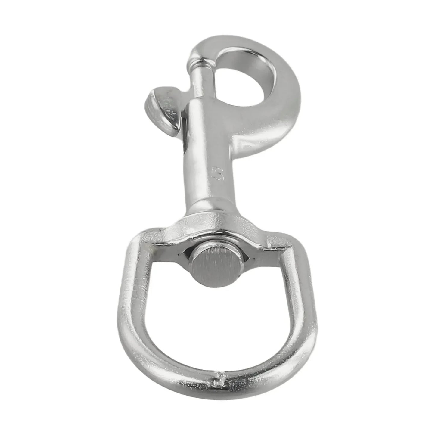 1PCS 316 Stainless Steel Diving Swivel Bolt Snap Spring Hook Clip For Scuba Diving Pet Leash Flag Stainless Steel Oval Swivel Beauty World Shop