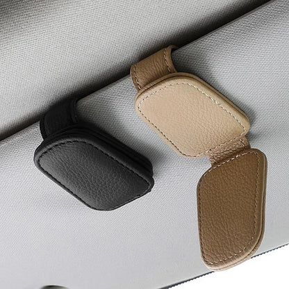 Universal Car Sunglasses Clip Card Ticket Holder Stand Fastener Pen Case Eyeglasses Sun Visor Car Accessories Beauty World Shop