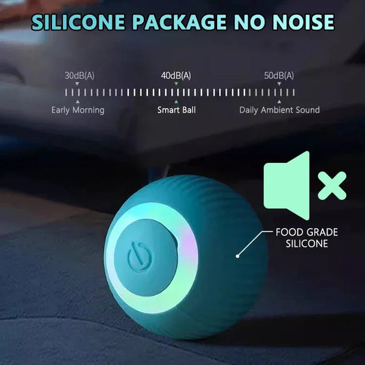 Spin Ball Things for Cats Toys Electric Interactive USB Charging Cat Ball Toy Cat and Dog Accessories Pet Cat's Supplies Home Beauty World Shop