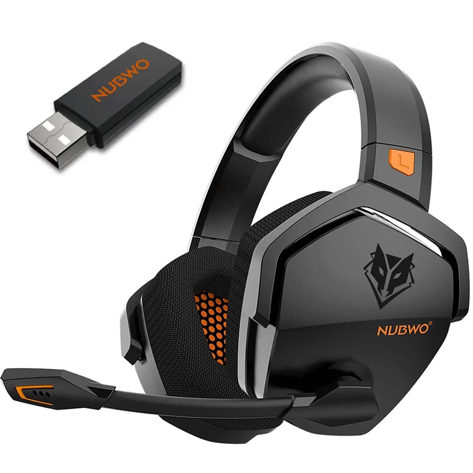 NUBWO G06 2.4G Dual Wireless Gaming Headset 5ms Low Latency 7.1 Surround ENC Mic For PC PS4 PS5 Gaming Bluetooth Headphones Beauty Fashion
