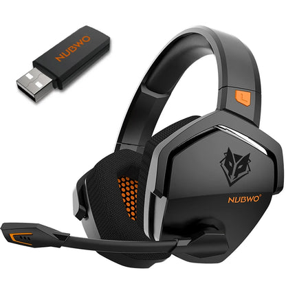 NUBWO G06 2.4G Dual Wireless Gaming Headset 5ms Low Latency 7.1 Surround ENC Mic For PC PS4 PS5 Gaming Bluetooth Headphones Beauty Fashion