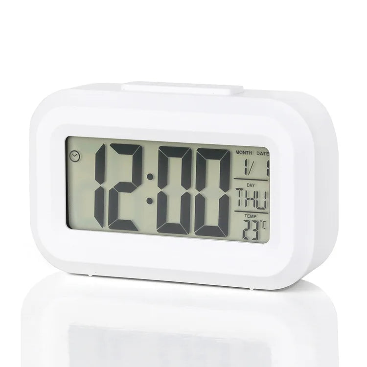 Alarm Clock Digital Clock LED Electronic With Backlight Snooze Calendar For Home Office Desktop Table Screen Display Watch Beauty World Shop