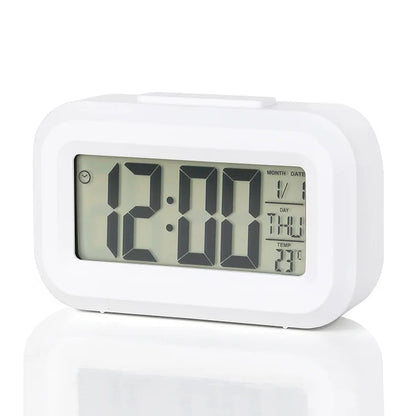 Alarm Clock Digital Clock LED Electronic With Backlight Snooze Calendar For Home Office Desktop Table Screen Display Watch Beauty World Shop