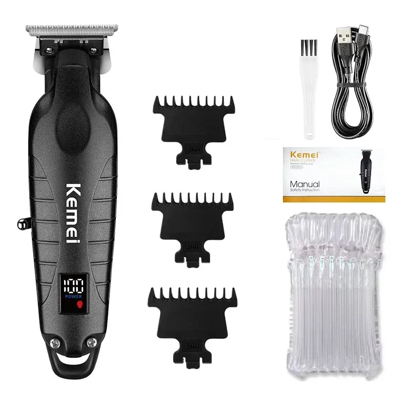 Kemei KM-2293 Hair Cutting Machine Professional Rechargeable Barber Hair Clippers Electric Hair Trimmers Cordless for Men Kemei Beauty Trend Shop