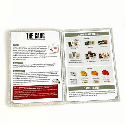 The Gang Card Game Fun Family Game Night for Kids Adults 3–6 Players Cooperative Poker Strategy Tabletop Board Game Beauty World Shop