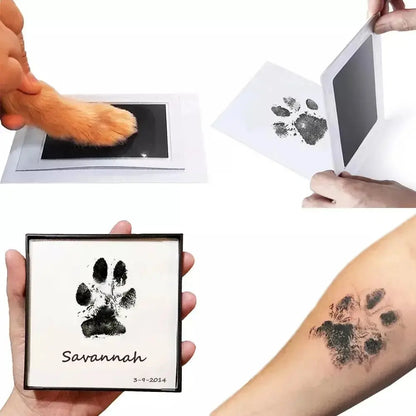 Paw Print Clean Touch Ink Pad, Dog Or Cat Pet Owner Keepsake, DIY Inkless Nose and Pawprint Impression Making Kit Beauty World Shop
