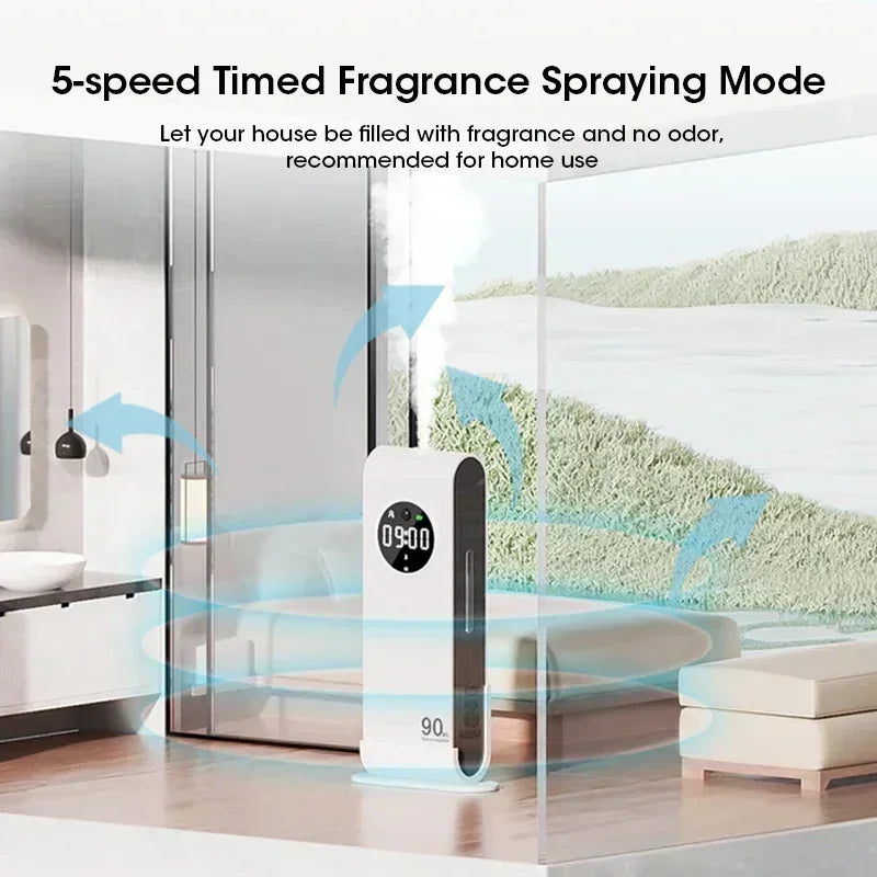 Mini Multi-Functional Aromatherapy Diffuser USB Smart Essential Oil Air Freshener for Home Desktop Wall Mounted for Car Bathroom Beauty World Shop