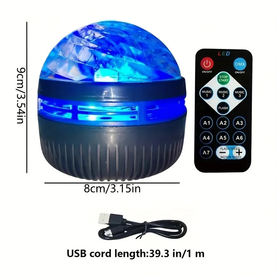 Northern Lights Starry Sky Projector LED Night Light with Remote Control USB A Variety of Styles for Home Bedroom Party Decor Beauty World Shop