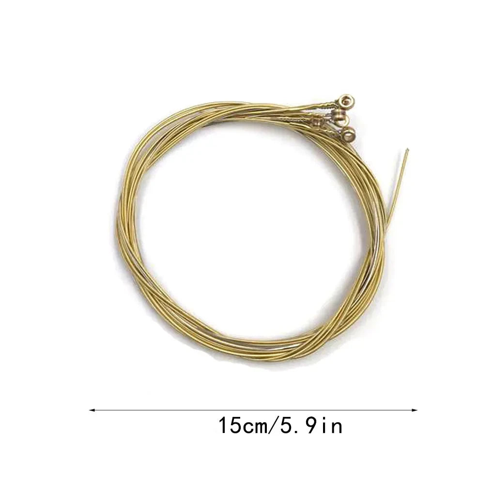 Miwayer Set of 6 Acoustic Guitar Strings, E-A Rainbow Colors, for Folk Acoustic Guitar, Classical Guitar Beauty World Shop