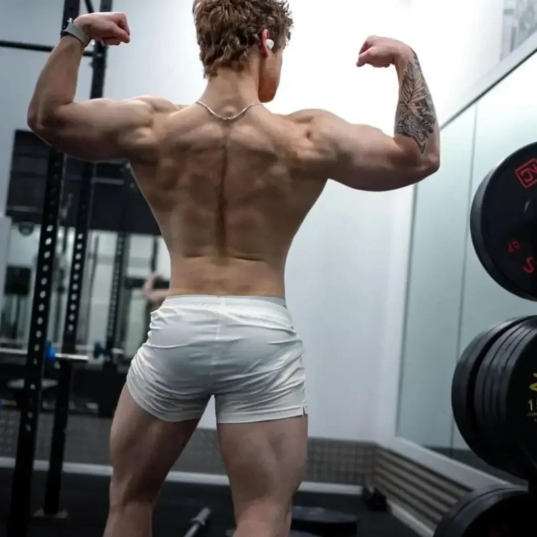 Sports Shorts Men Gym Workout Running Shorts Bodybuilding Joggers Summer Fitness Training Jogging Short Pants Male Beach pants Beauty World Shop