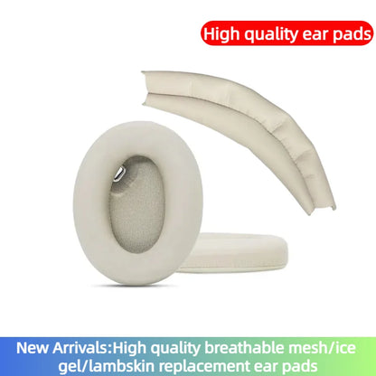 MOUDUNG Replacement Earpads Headband for Sony WH-1000XM3 WH-1000XM4 Headset Ear pads Headphones Leather Sleeve Earphone Earmuff
