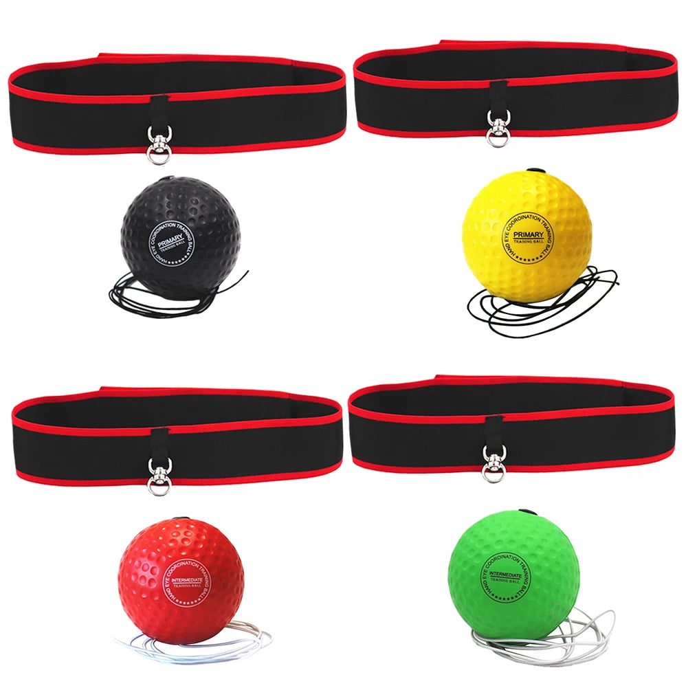 Boxing Training Ball Ultimate Reflex Ball Improve Speed with Adjustable Headband Kids Boxing Equipment Great for Reflex Accuracy Beauty World Shop