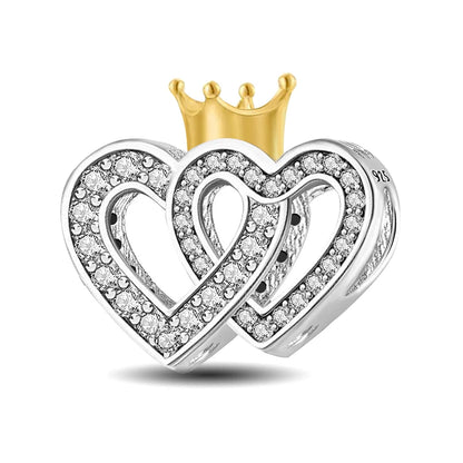 Shecharms 925 Sterling Silver Love Heart Firefly Golden Series Charms Fit DIY Making Bracelet Necklace High Quality Fine Jewelry Beauty World Shop