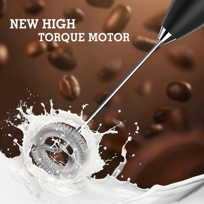 Kitchen Powerful Milk Frother Wand Handheld Battery Operated Drink Mixer for Coffee, Lattes, Cappuccino, Matcha Gift Idea Beauty World Shop