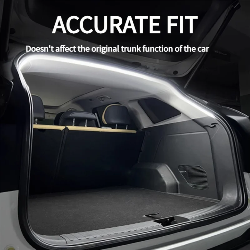 Car Trunk Led Light Strip Waterproof PVC Flexible Ambient Light Strip Automatic On/Off Hidden Installation Universal for Suv/Mpv Beauty World Shop