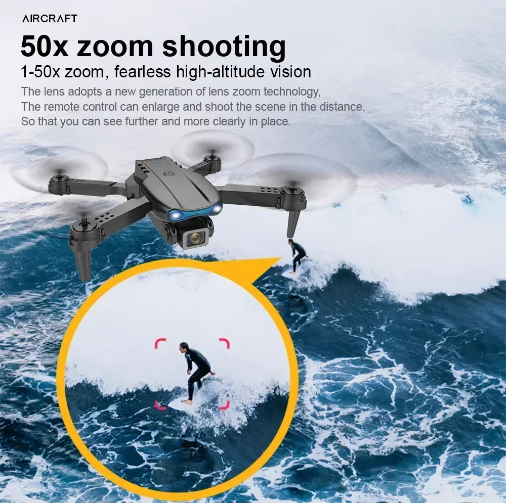 E99 K3 Pro HD 4K Drone with Dual Camera WiFi FPV Aerial Photography RC Quadcopter High Hold Mode Beauty Fashion