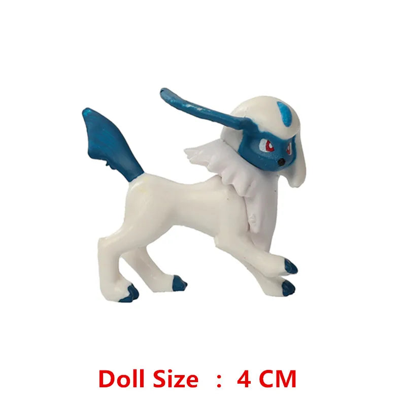 New Pokemon 4-13Cm Cartoons Movie Anime Figure Pikachu Lucario Mewtwo Flying Dragon Pet  Action Figures Model Toy Birthday Gifts Beauty World Shop