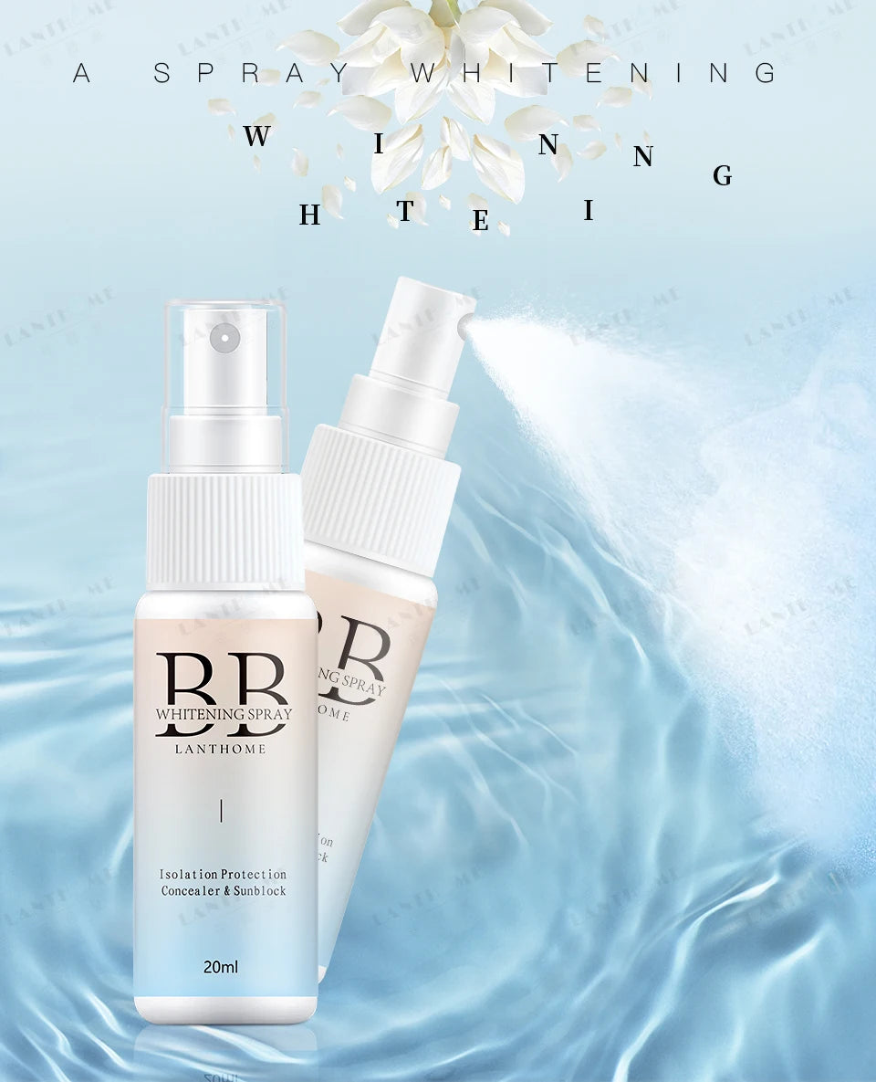 BB Whitening Spray Skin Brightening Moisturizing BB Cream Face Foundation Nourishing Skin Care Beauty Cosmetics Beauty World Shop