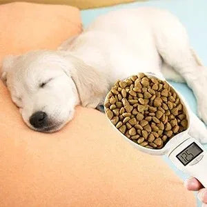 Pet Food Measuring Scoop Electronic Dog Cat Food Measuring Cup Digital Spoon Scale Kitchen Food Scale with LED Display Beauty World Shop