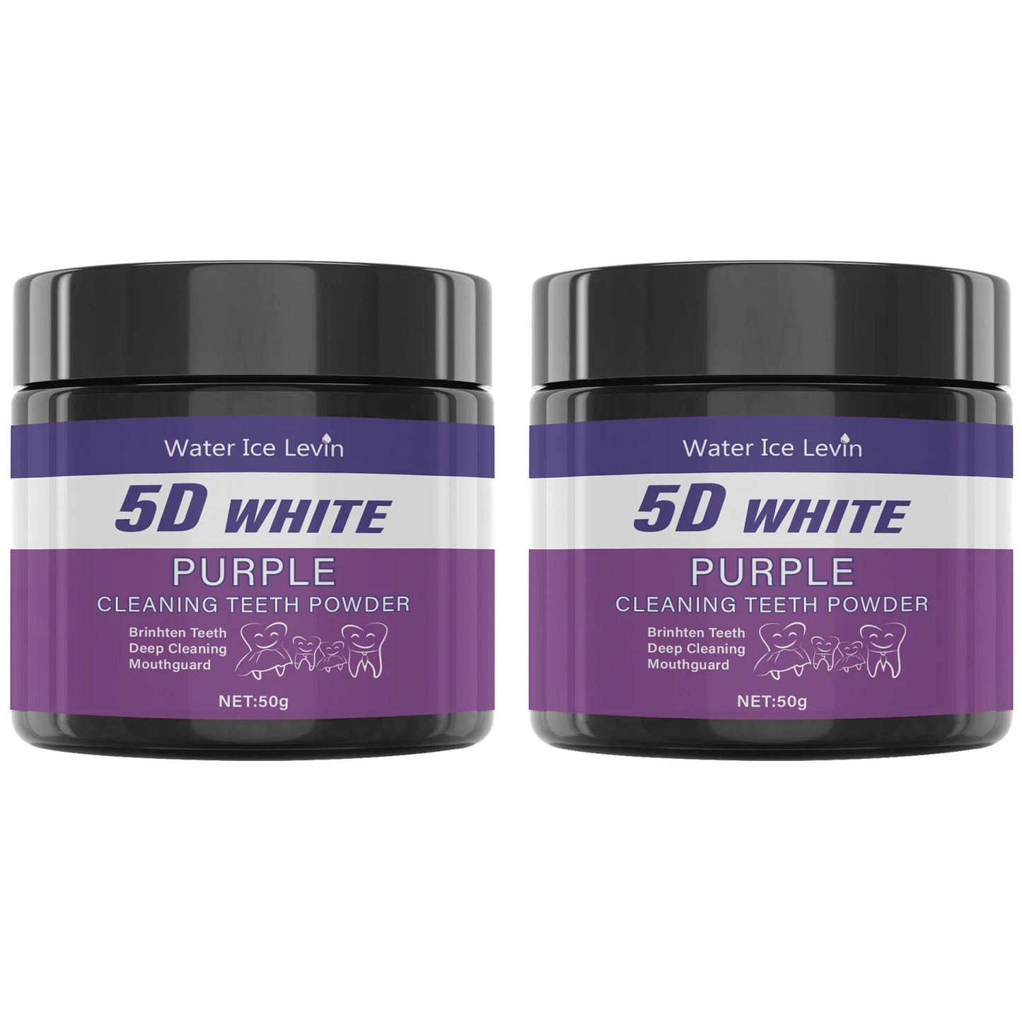 Purple Tooth Cleaning Powder - Sulfate-Free, Deep Cleaning and Polishing, Whitens Teeth in 5 Days, Portable for Daily Use and Travel Beauty World Shop