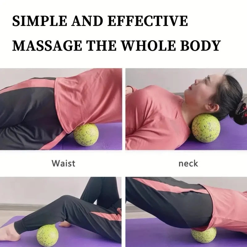 High Density Massage Ball Peanut Massage Ball, Double Long Hockey Ball Massage Roller Ball For Deep Tissue Muscle Massage Beauty World Shop