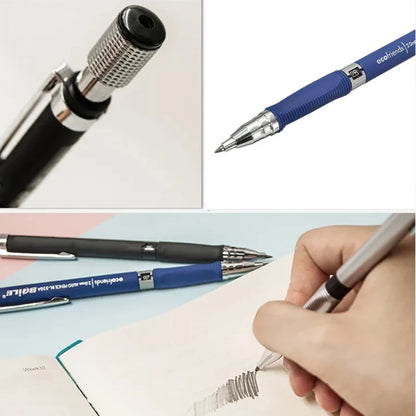 Mechanical Pencil Set 2.0mm with 2B Black/Colors Lead Refill for Writing Sketching Art Drawing Painting School Automatic Pencils Beauty World Shop
