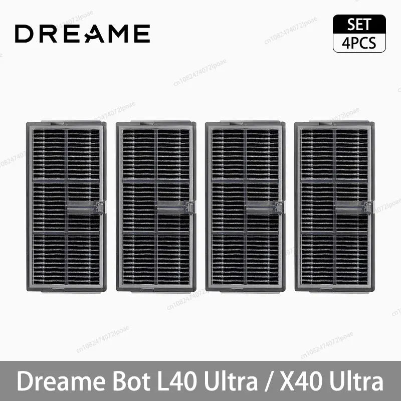 Dreame L40 Ultra / X40 Ultra Vacuum Cleaner Replacement Accessories Main Side Brush HEPA Filter Mop Cloths Dust Bag Spare Parts Beauty World Shop