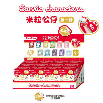 Sanrio Characters Sanrio Family Mini Figurine Series Blind Box Mini Doll Kt Cat Melody Kuromi Office Desktop Decoration Toy Gift Beauty World Shop
