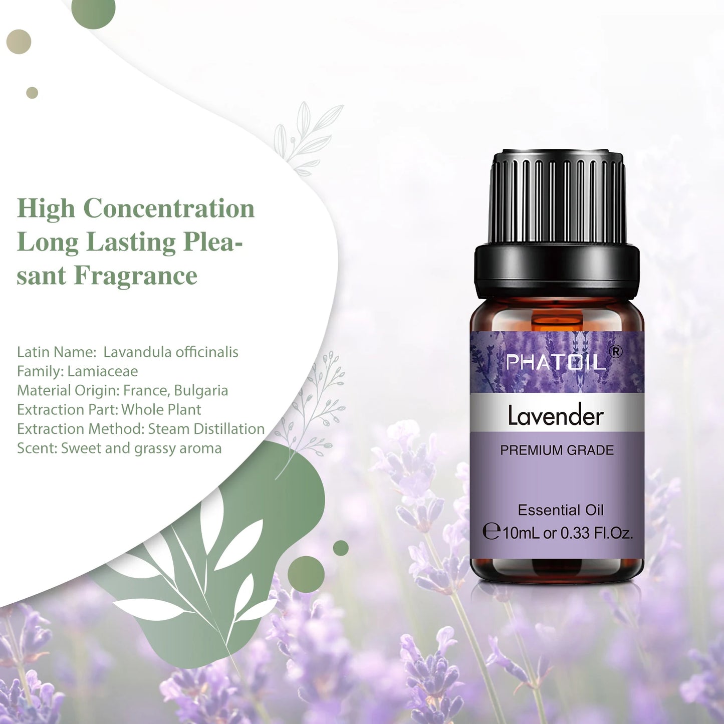 10ml Lavender Essential Oils Pure Natural for Diffuser humidifier Aromatherapy Jasmine Vanilla Aroma Oil DIY Candle Soap Beauty World Shop
