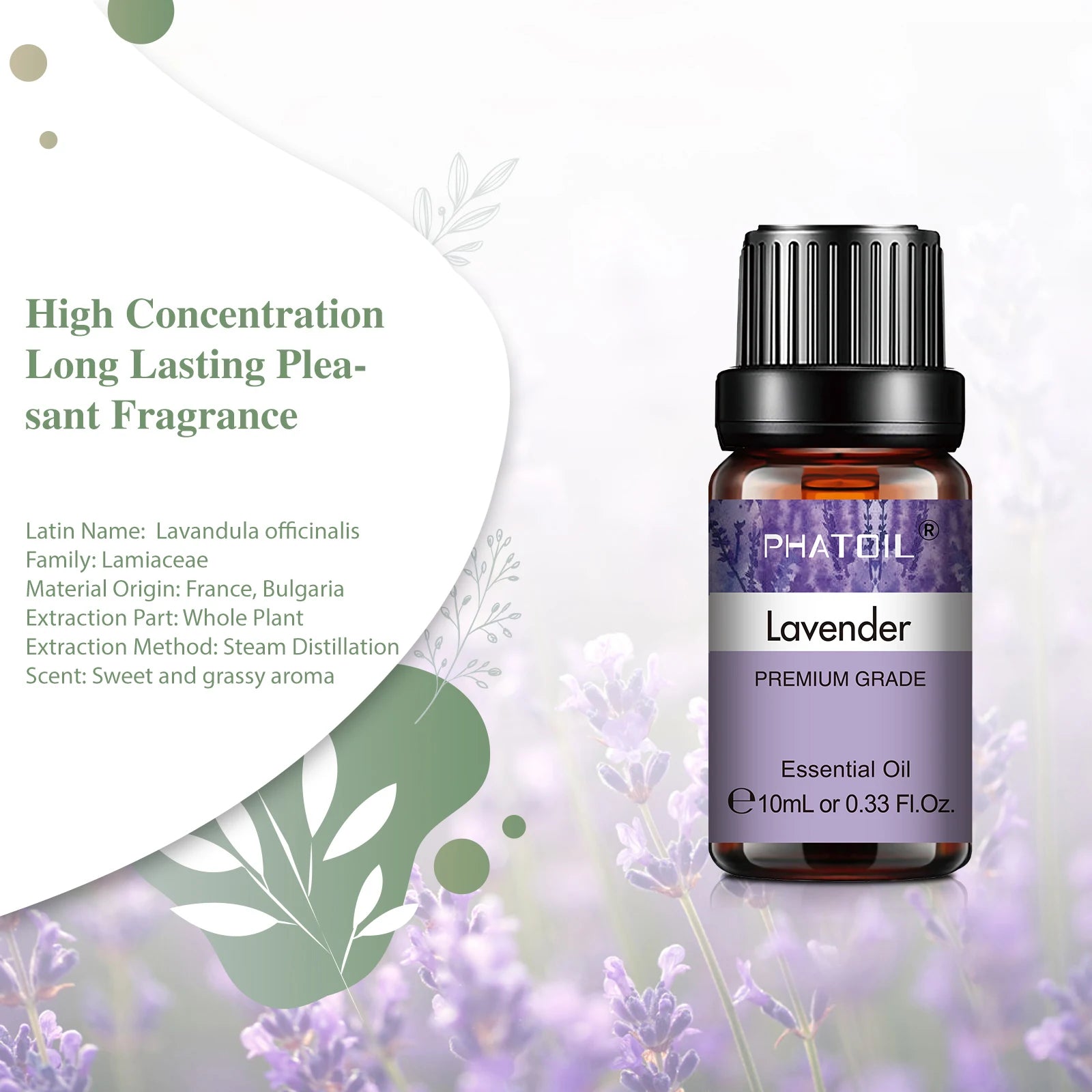 10ml Lavender Essential Oils Pure Natural for Diffuser humidifier Aromatherapy Jasmine Vanilla Aroma Oil DIY Candle Soap Beauty World Shop