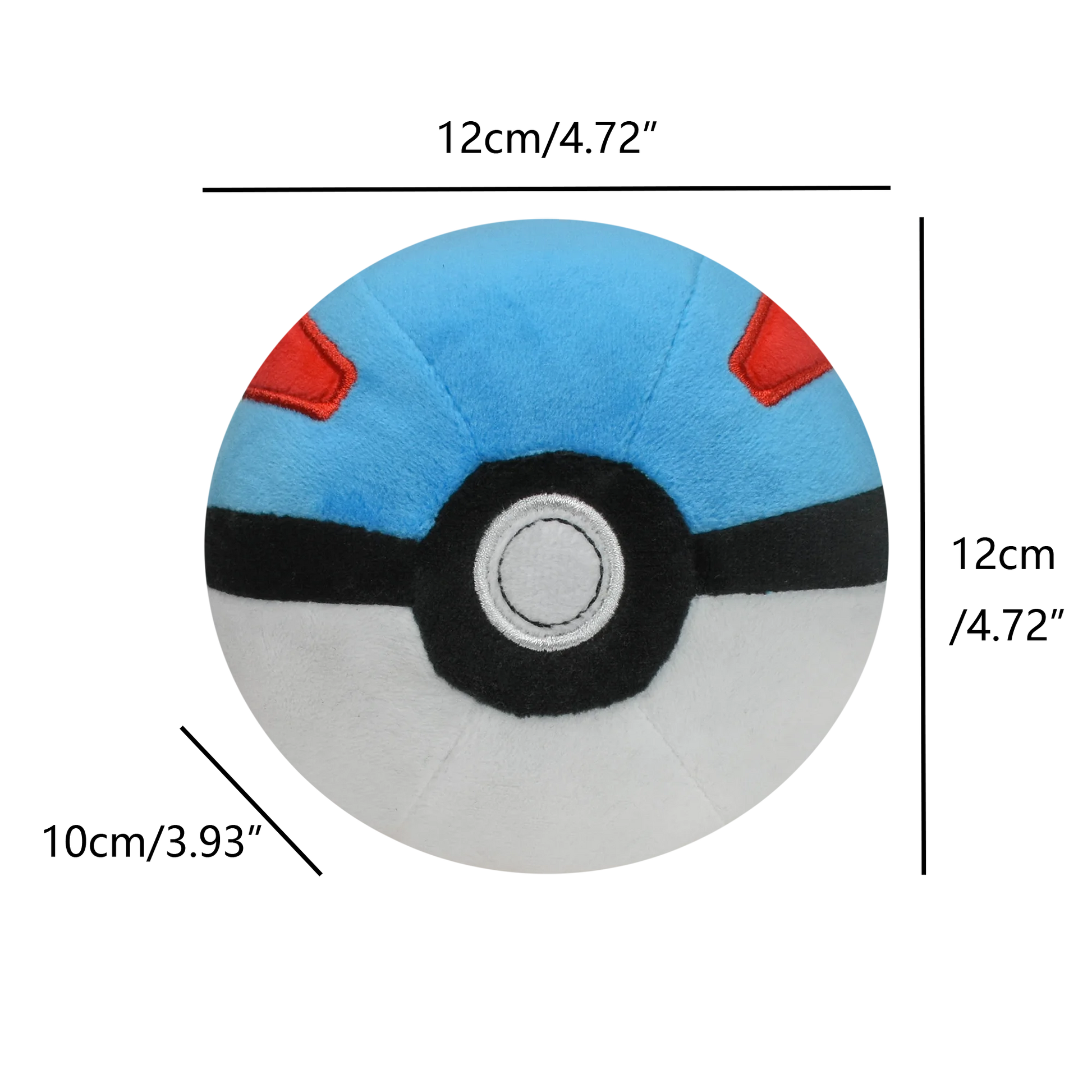 Master Ball Great Ball Ultra Ball Poké Ball Plush Toys Soft Stuffed Animals Cartoon Backpack Pendant Decoration Toy Birthday Beauty World Shop
