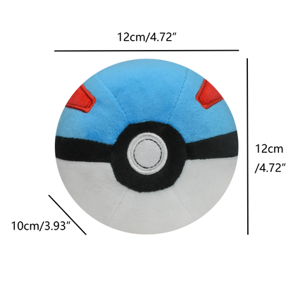 Master Ball Great Ball Ultra Ball Poké Ball Plush Toys Soft Stuffed Animals Cartoon Backpack Pendant Decoration Toy Birthday Beauty World Shop