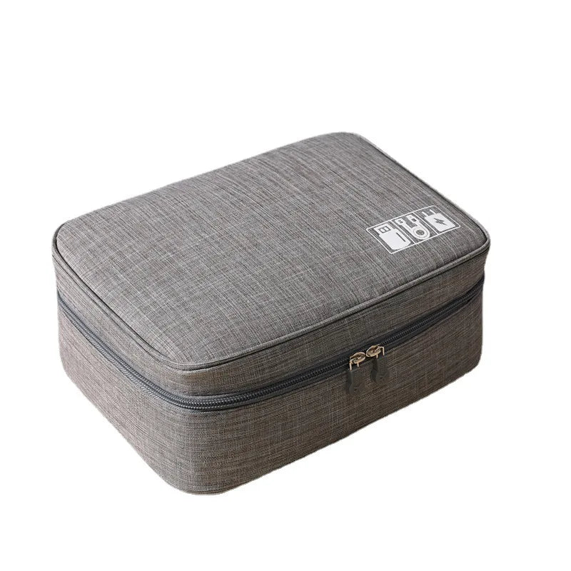 Travel Electronic Digital Storgage Bag Multi-Function Earphone Data Cable Charger Accessory Bag Multi-Layer Power Hard Disk Prot Beauty World Shop