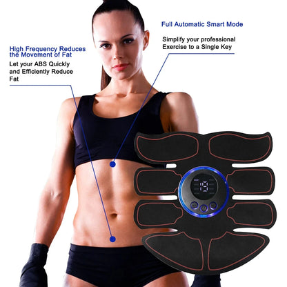 ABS Stimulator EMS Muscle Stimulator Muscle Toner Fitness Weight Loss Massager Abdominal Training Slimming Patch Beauty World Shop
