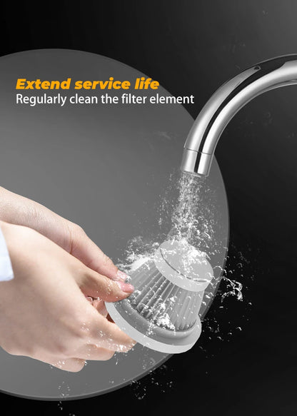 ABS Car Vacuum Cleaner Portable Powerful Wireless Vacuum Cleaner Home Carpet Cleaner Home Appliance Mini Cleaning Machine Beauty World Shop