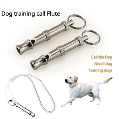 Dog Training Whistle Stop Barking Device Ultrasonic Training Flute Silent Whistle Control Tool Puppy Train Keychain Pet Supplies Beauty World Shop