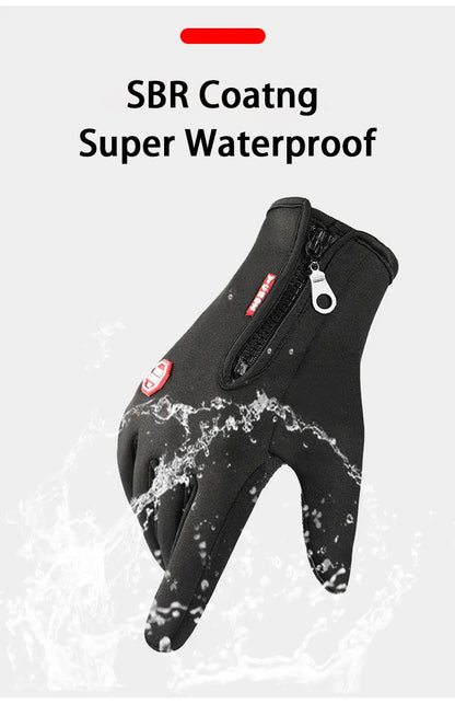 Outdoor Cycling Gloves, Bicycles for Warmth and Anti Slip in Autumn and Winter Beauty World Shop