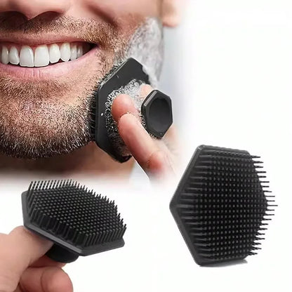 Silicone Facial Cleaning Brush Scrubber Silicone Miniature Face Deep Clean Shave Massage Face Scrub Brush Face Cleaner For Men Beauty World Shop