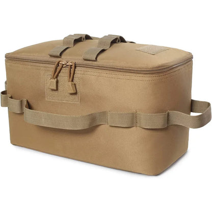 Outdoor Camping Storage Bag Basket Gas Stove Canister Pot Carry Bag Sack Picnic Bag Cookware Utensils Organizer Beauty World Shop