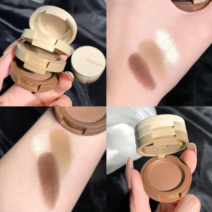 Tri-Color Eye Shadow, Matte Create Multi-Layered Eye Makeup Beauty Trend Shop