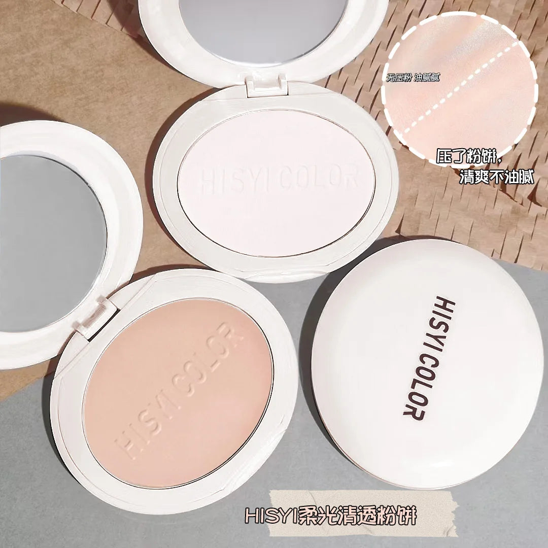 Soft focus fog powder,honey powder,dry powder,makeup,oil control,long-lasting waterproof,concealer,loose powder,biscuit skin Beauty World Shop