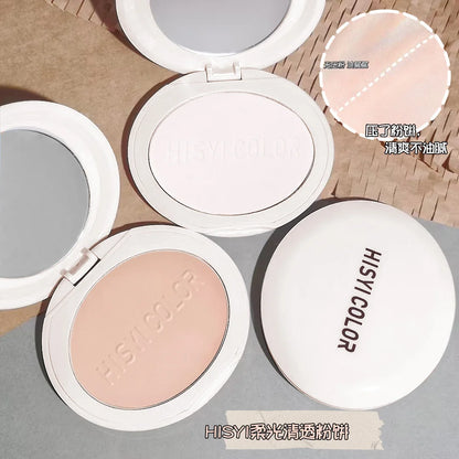 Soft focus fog powder,honey powder,dry powder,makeup,oil control,long-lasting waterproof,concealer,loose powder,biscuit skin Beauty World Shop