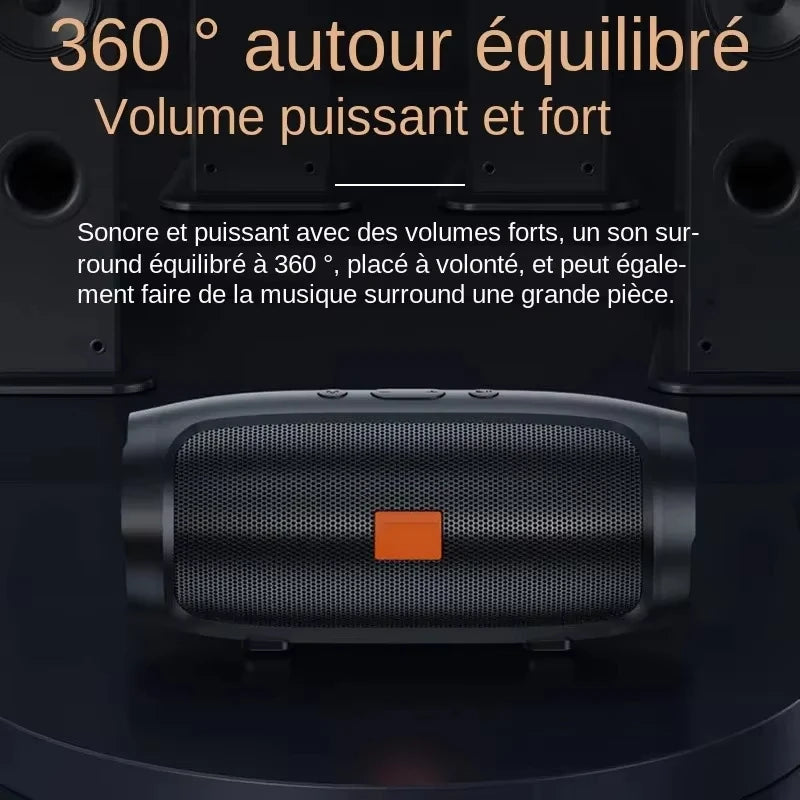 2025NEW ViVO Portable Bluetooth Speaker Wireless High Fidelity Surround Sound Box Outdoor Waterproof Camping Party Loudspeaker