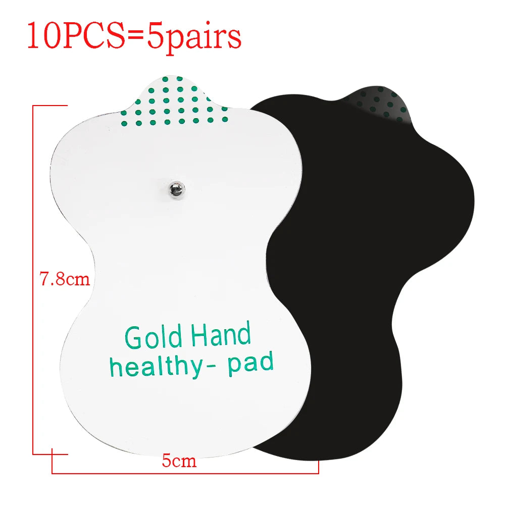 10/20PCS Electrode Pads Gel For Tens Acupuncture Massage Machine Slimming Pulse Ems Muscle Stimulator Massager Sticker Beauty World Shop