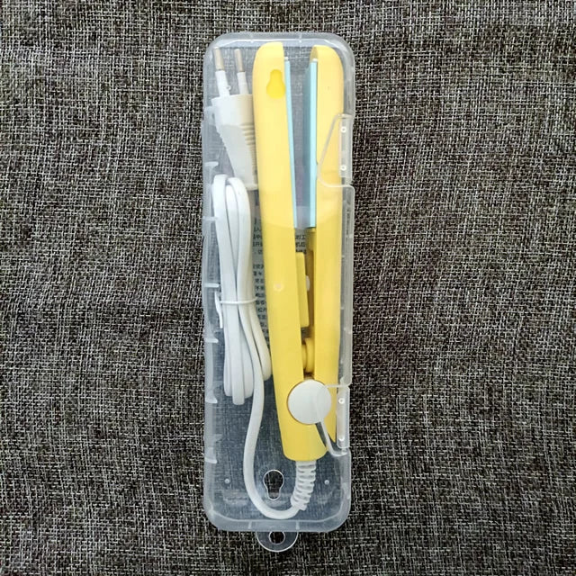 3 in 1 Hair Iron High Quality flat iron Straightening hot comb mini professional hair straightener & Curling Iron Styling Tools Beauty World Shop